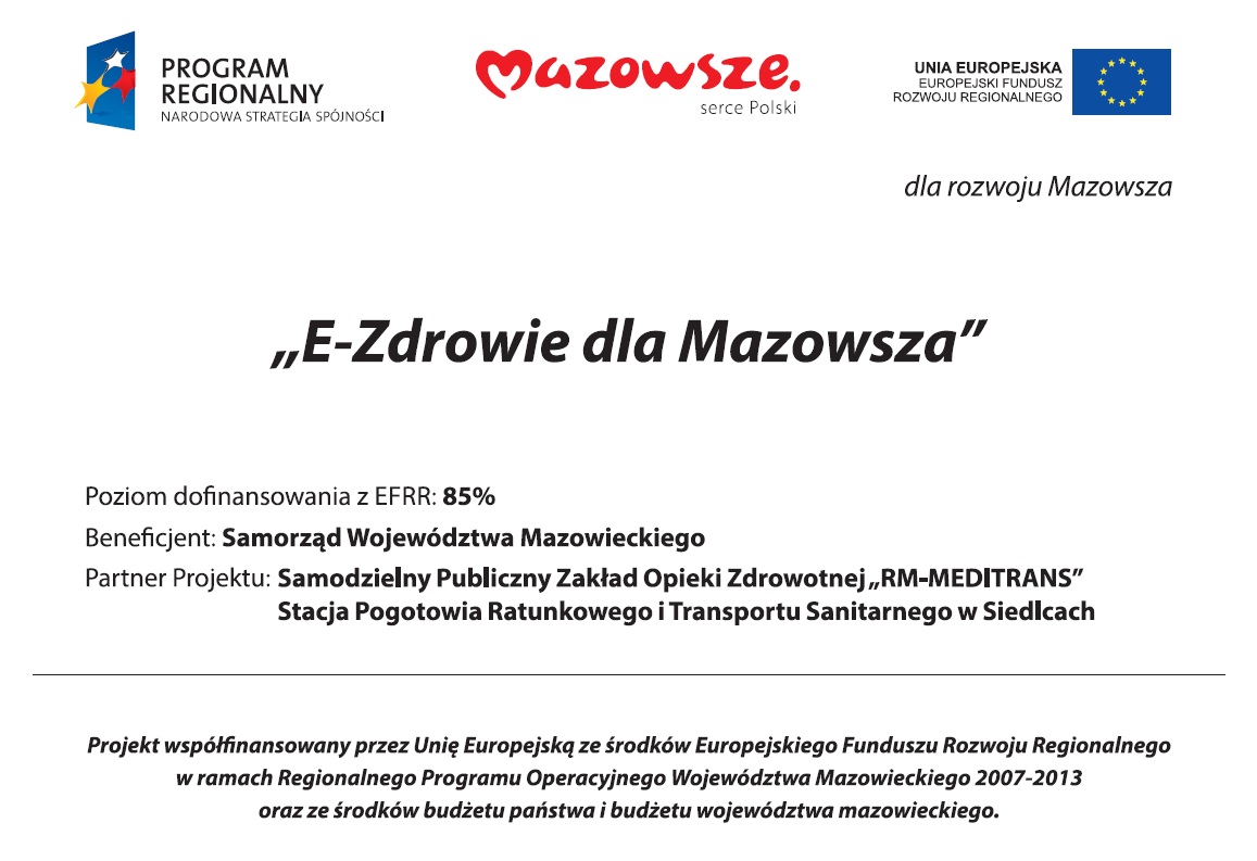 Projekt E-Zdrowie dla Mazowsza